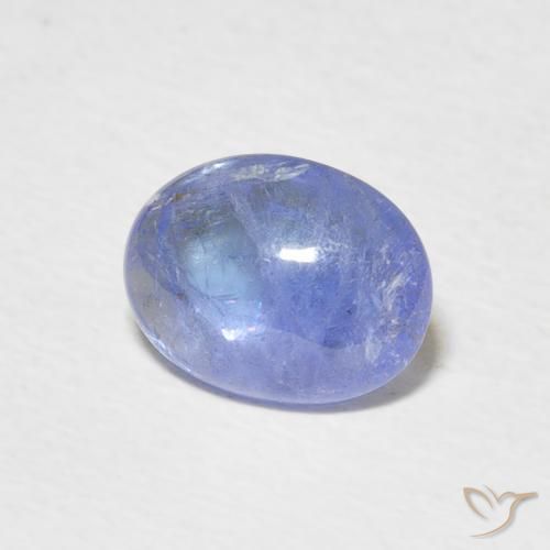 1.88 ct Blue Tanzanite Stone, Natural Tanzanite in Oval Cabochon Shape for Sale