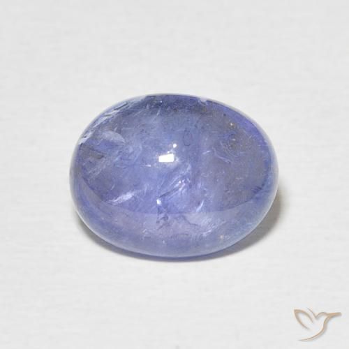 Tanzanite bleue en vrac de 3,61 ct, coupe ovale de 10,1 x 8 mm de Tanzanie, Photo A