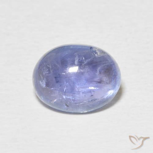 2.35ct Natural Light Violet Blue Tanzanite, Oval, Transparent