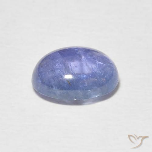 Tanzanite Gemstone in 9 x 7 mm (calibrated) Size for Sale, Tanzanite Stone in Light Violet Blue Color