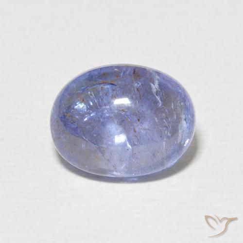 3.80ct Natural Light Blue Tanzanite, Oval, Transparent
