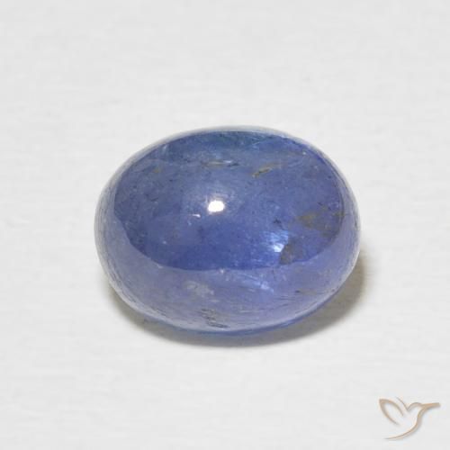 2.92ct Natural Electric Purple Blue Tanzanite, Oval, Translucent