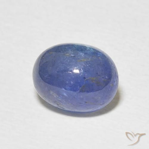 2.92 ct Blue Tanzanite Stone, Natural Tanzanite in Oval Cabochon Shape for Sale