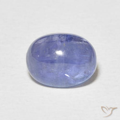 3.87ct Natural Deep Blue Tanzanite, Oval, Translucent