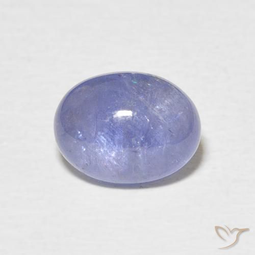 2.36ct Natural Electric Purple Blue Tanzanite, Oval, Transparent
