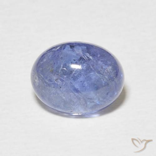 3.14ct Natural Deep Blue Tanzanite, Oval, Transparent