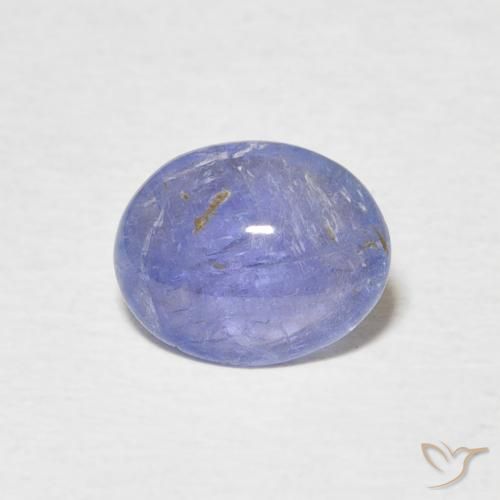 1.75 ct Blue Tanzanite Gemstone, Tanzanite Gem in Oval Cabochon Shape for Sale.