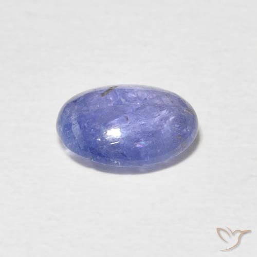 Tanzanite Gemstone in 8.6 x 6.9 mm Size for Sale, Tanzanite Stone in Deep Blue Color