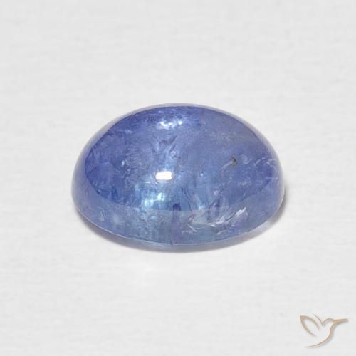 Tanzanite Gemstone in 9.2 x 7.3 mm Size for Sale, Tanzanite Stone in Deep Blue Color