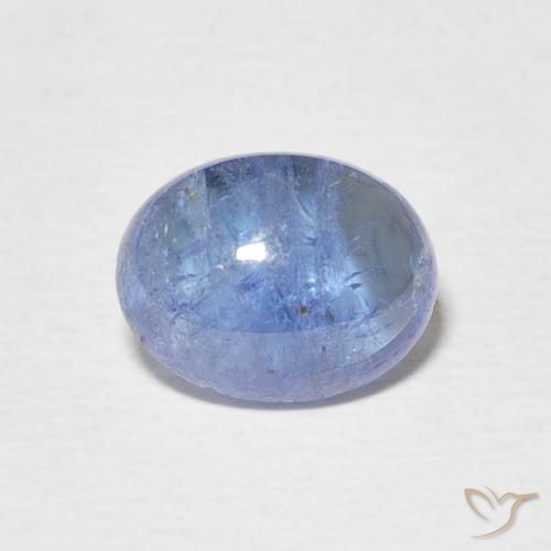 2.27ct Natural Baby Blue Tanzanite, Oval, Transparent