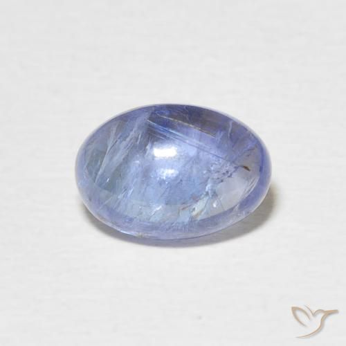 1.88ct Natural Baby Blue Tanzanite, Oval, Transparent