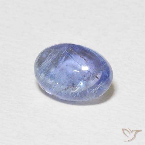1.88 ct Blue Tanzanite Stone, Natural Tanzanite in Oval Cabochon Shape for Sale