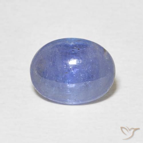 2.01ct Natural Electric Purple Blue Tanzanite, Oval, Transparent