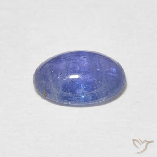 Tanzanite Gemstone in 9 x 7 mm (calibrated) Size for Sale, Tanzanite Stone in Electric Purple Blue Color