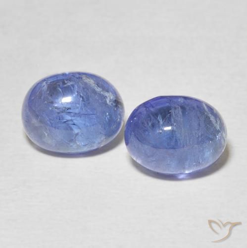 6.15ctw Natural Medium Navy Blue Tanzanite, Oval, Transparent