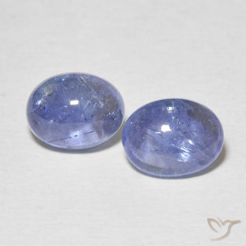 4.92ctw Natural Intense Blue Tanzanite, Oval, Transparent
