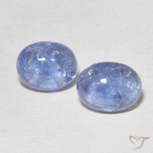 4.77ctw Natural Light Blue Tanzanite, Oval, Transparent