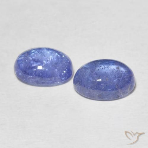 Tanzanite Gemstones in 9 x 7 mm (calibrated) Size for Sale, Tanzanite Stones in Light Blue Color