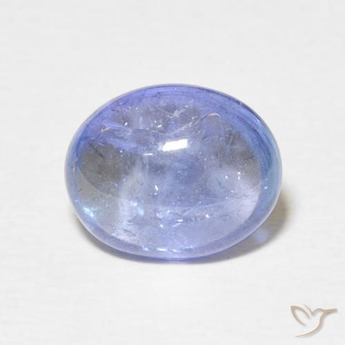 3.17ct Natural Light Blue Tanzanite, Oval, Transparent