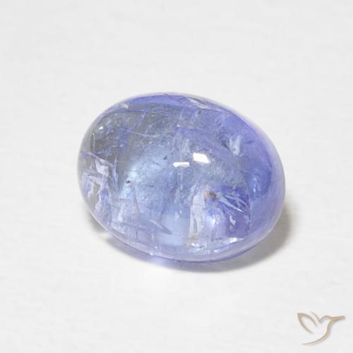 2.79 ct Blue Tanzanite Stone, Natural Tanzanite in Oval Cabochon Shape for Sale