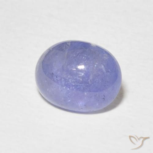 2.50 ct Blue Tanzanite Stone, Natural Tanzanite in Oval Cabochon Shape for Sale