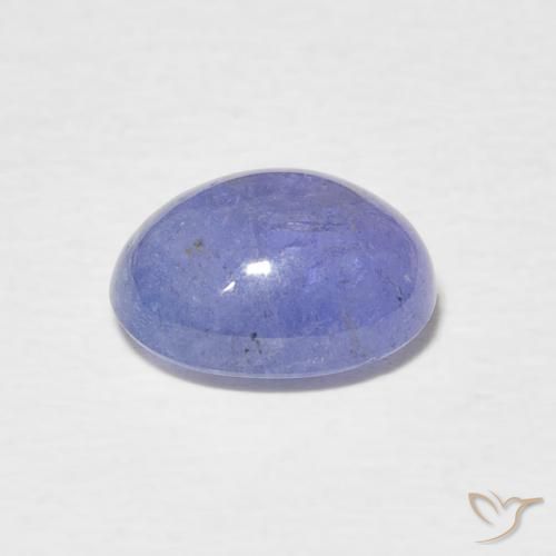 Tanzanite Gemstone in 9 x 7 mm (calibrated) Size for Sale, Tanzanite Stone in Intense Violet Blue Color