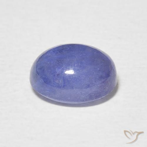 Tanzanite Gemstone in 9 x 7 mm (calibrated) Size for Sale, Tanzanite Stone in Intense Violet Blue Color