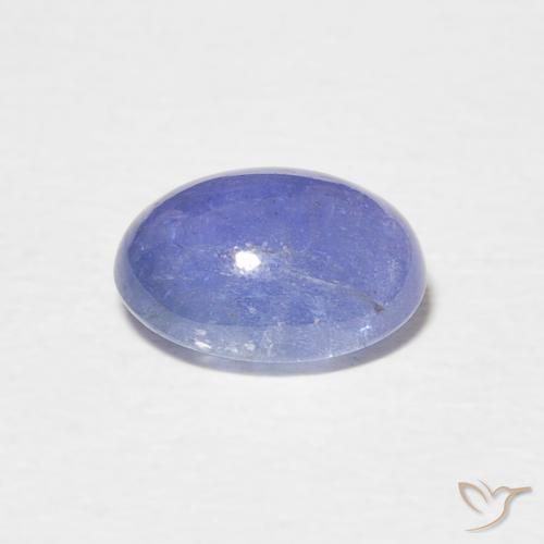 Tanzanite Gemstone in 9 x 7 mm (calibrated) Size for Sale, Tanzanite Stone in Intense Violet Blue Color