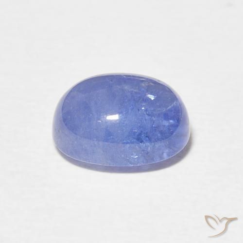 Tanzanite Gemstone in 9 x 7 mm (calibrated) Size for Sale, Tanzanite Stone in Intense Violet Blue Color