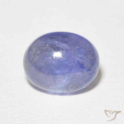 3.89ct Natural Pastel Blue Tanzanite, Oval, Translucent