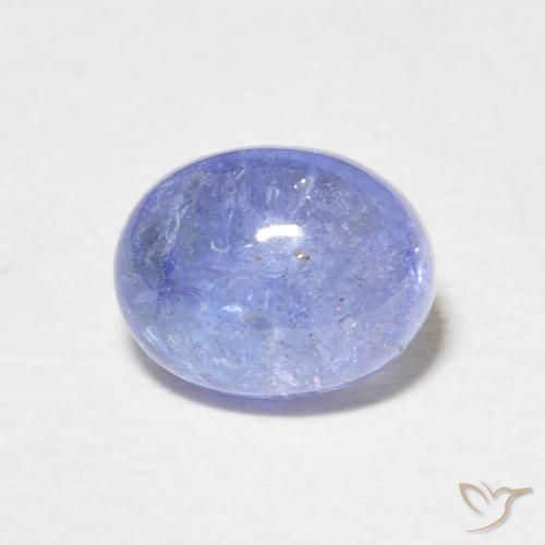 3.07ct Natural Violet Blue Tanzanite, Oval, Transparent
