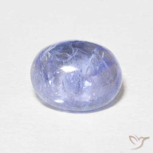 3.73ct Natural Light Blue Tanzanite, Oval, Transparent