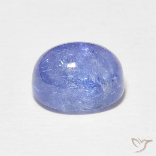 Tanzanite Gemstone in 9 x 7 mm (calibrated) Size for Sale, Tanzanite Stone in Intense Violet Blue Color