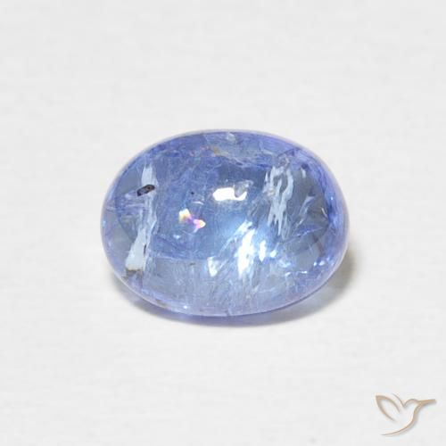 1.90ct Natural Light Blue Tanzanite, Oval, Transparent