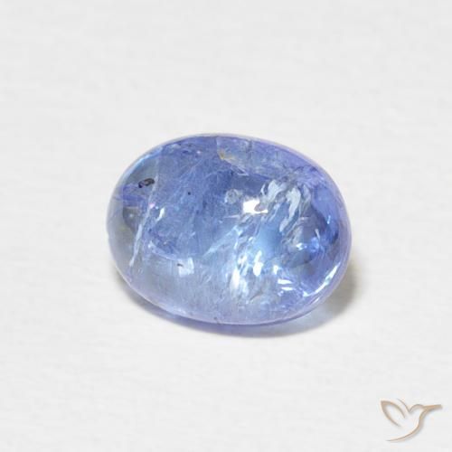1.90 ct Blue Tanzanite Stone, Natural Tanzanite in Oval Cabochon Shape for Sale