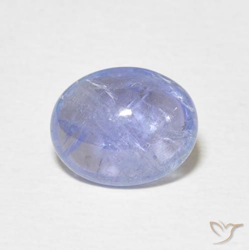 3.01ct Natural Light Purplish Blue Tanzanite, Oval, Transparent