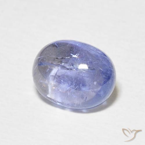 2.83 ct Blue Tanzanite Stone, Natural Tanzanite in Oval Cabochon Shape for Sale