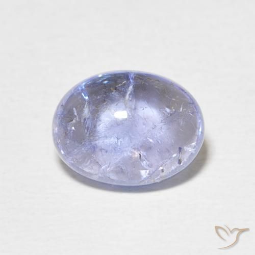 3.51ct Natural Light Purplish Blue Tanzanite, Oval, Transparent
