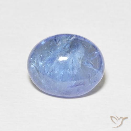 3.40ct Natural Light Blue Tanzanite, Oval, Transparent
