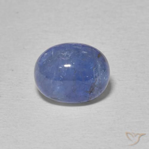 2.86ct Natural Intense Violet Blue Tanzanite, Oval, Translucent