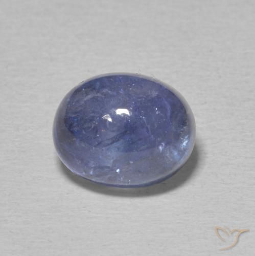 5.08ct Natural Violet Blue Tanzanite, Oval, Transparent
