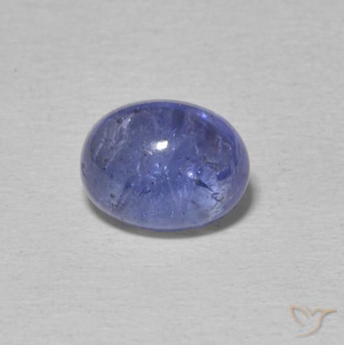 2.81ct Natural Intense Violet Blue Tanzanite, Oval, Transparent