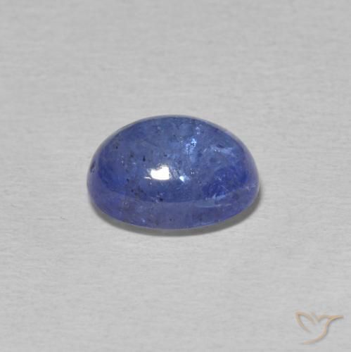 Tanzanite Gemstone in 9 x 7 mm (calibrated) Size for Sale, Tanzanite Stone in Intense Violet Blue Color