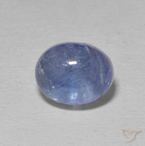 4.73ct Natural Baby Blue Tanzanite, Oval, Transparent