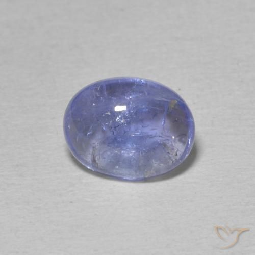 2.52ct Natural Intense Violet Blue Tanzanite, Oval, Transparent