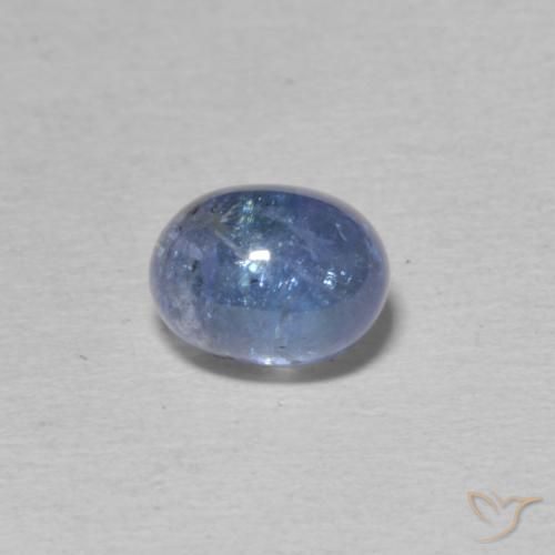 2.26ct Natural Baby Blue Tanzanite, Oval, Transparent