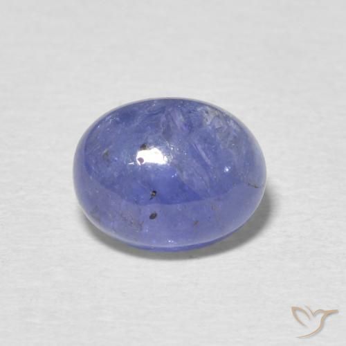 3.23ct Natural Intense Violet Blue Tanzanite, Oval, Translucent