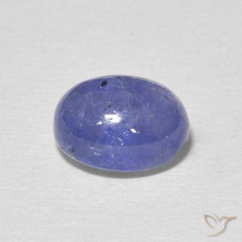 Tanzanite Gemstone in 10 x 7 mm (calibrated) Size for Sale, Tanzanite Stone in Intense Violet Blue Color