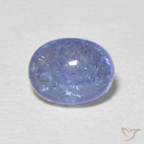 2.37ct Natural Light Blue Tanzanite, Oval, Transparent