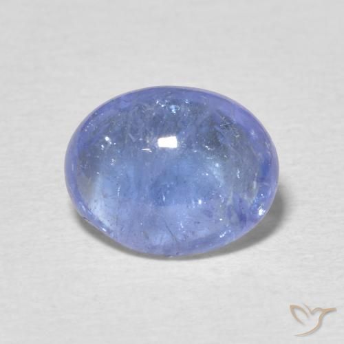 2.89ct Natural Light Purplish Blue Tanzanite, Oval, Transparent